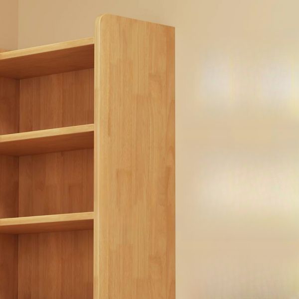 Oaklyn 4 Tier Bookshelf Display Cabinet Bookcase Organiser Oak 123cm