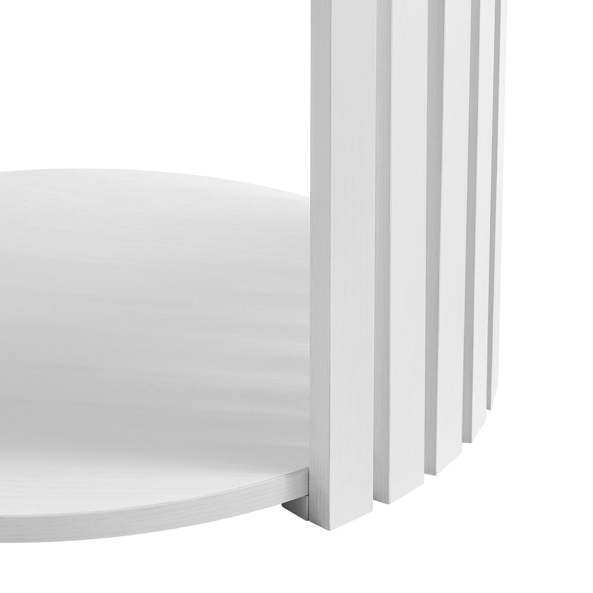 Alana Side Table Minimalist Round Contemporary End Table