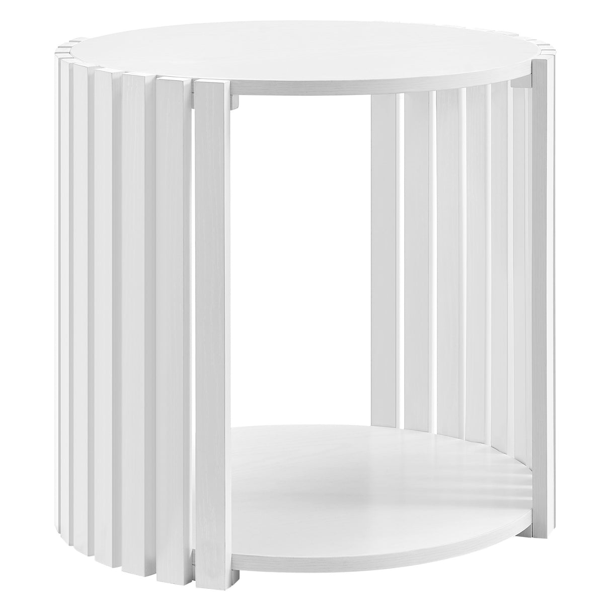 Alana Side Table Minimalist Round Contemporary End Table