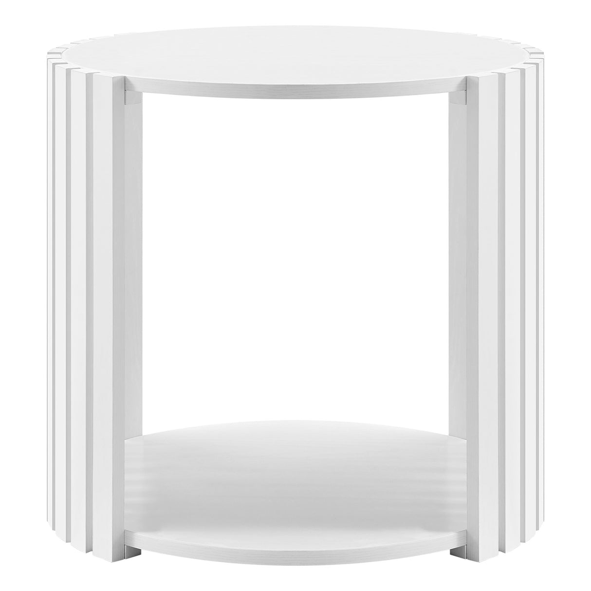 Alana Side Table Minimalist Round Contemporary End Table