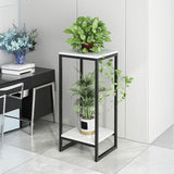 Aero Marble Plant Showcase Side Table Plant Holder Stand Centre Piece