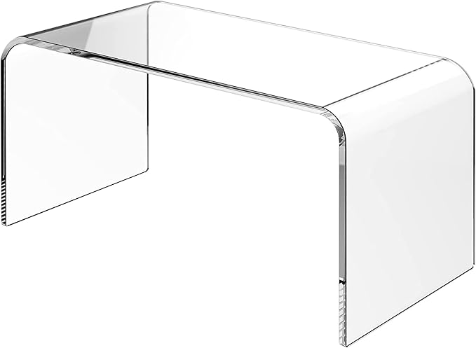 Modern Acrylic Clear Minimalist Coffee Table Rectangular Large