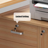 Endeavour Modern Filing Cabinet Lockable With Keys Lockable Wheels