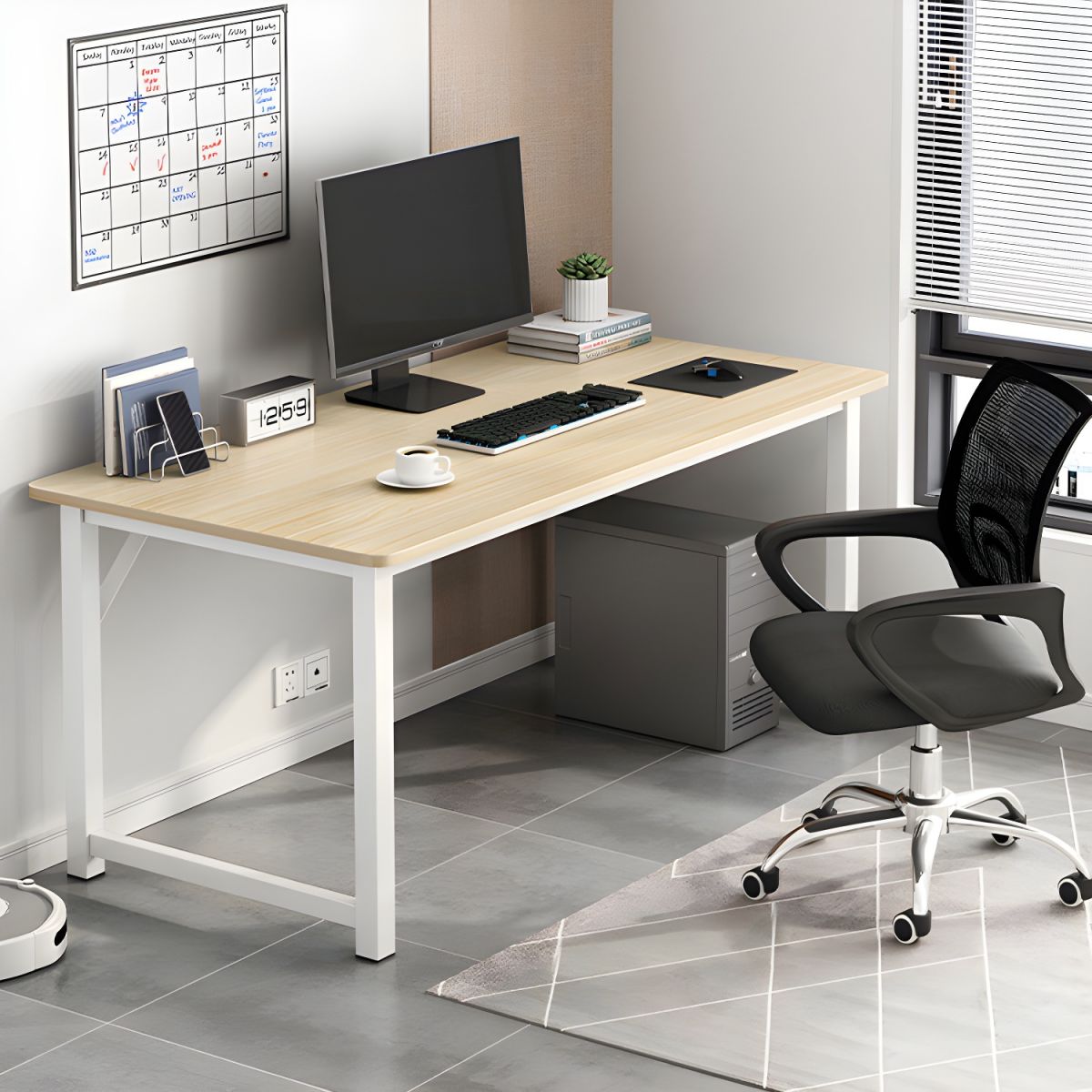 Arden Computer Desk Modern Oak 120cm Working Office Station