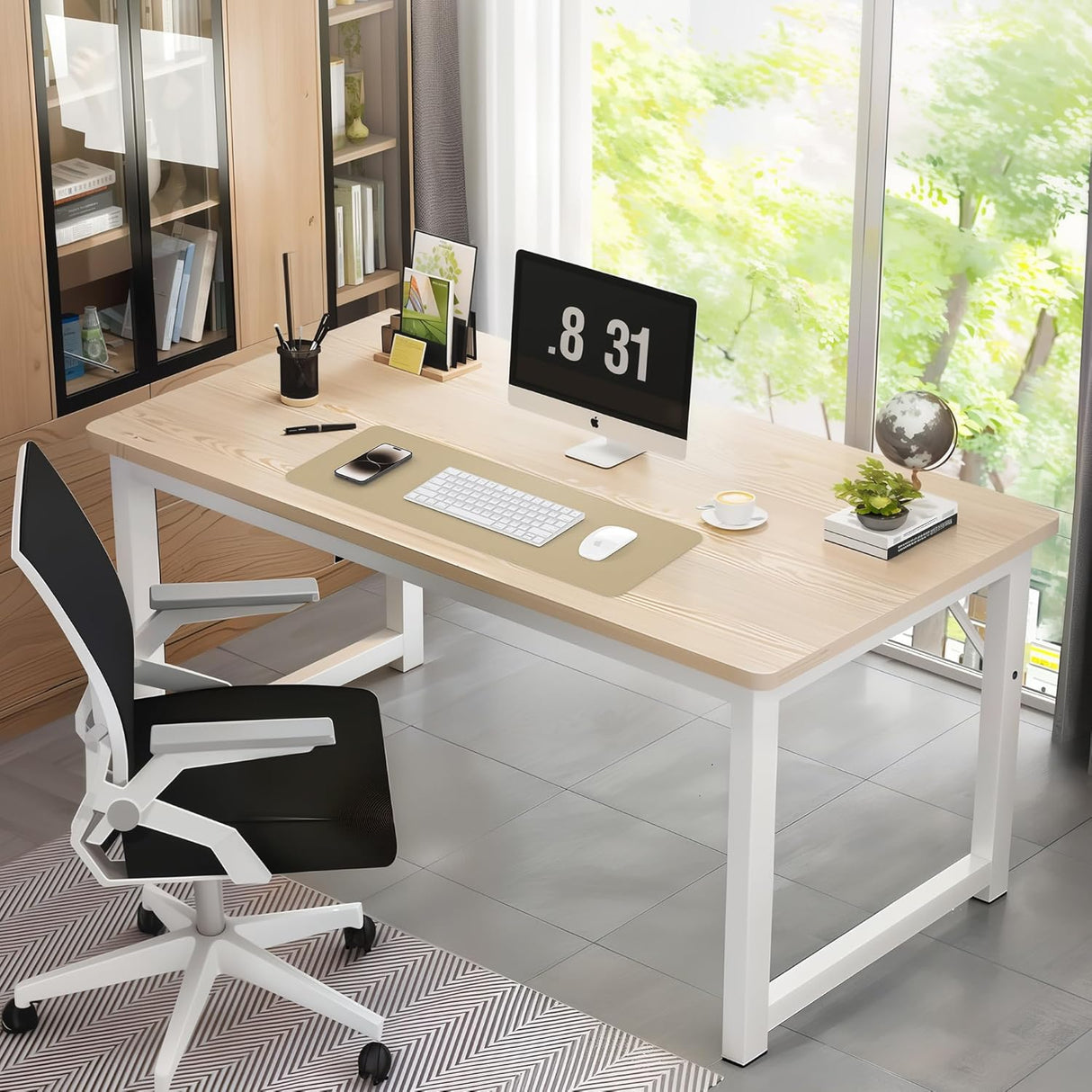 Arden Computer Desk Modern Oak 120cm Working Office Station